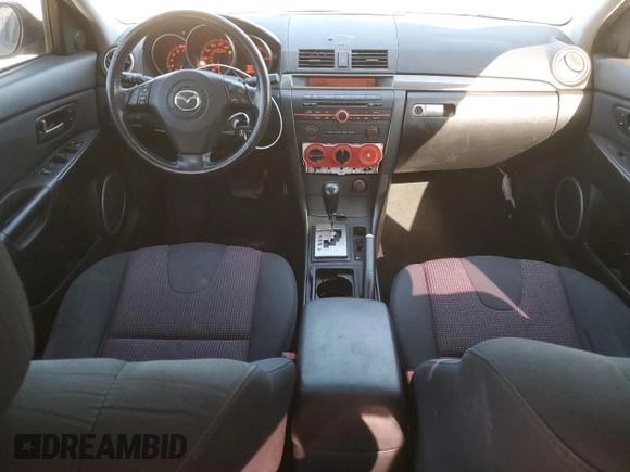 2006 Mazda 3 s with VIN JM1BK324461504512, listed as a Copart auction lot 80015434 with 130,797 mi miles and Salvage Title. Bid and sale history available at DreamBid. Image 8.