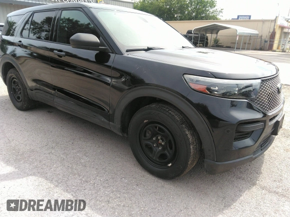 2020 Ford Police Interceptor Utility z VIN 1FM5K8AB9LGB85123, wystawiony jako IAAI lot #42265559 z przebiegiem 116 689 mil mil oraz . Historia ofert i sprzedaży dostępna na DreamBid. Obrazek 1.