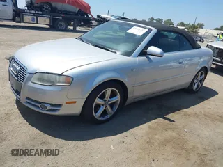 2007 Audi A4 3.2L with VIN WAUDH48HX7K029660, listed as a IAAI auction lot 42554724 with 128,445 mi miles and . Bid and sale history available at DreamBid. Image 2.