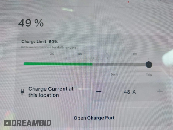 2020 Tesla Model Y Long Range with VIN 5YJYGDEE2LF058515, listed as a IAAI auction lot 41932748 with 62,885 mi miles and . Bid and sale history available at DreamBid. Image 17.