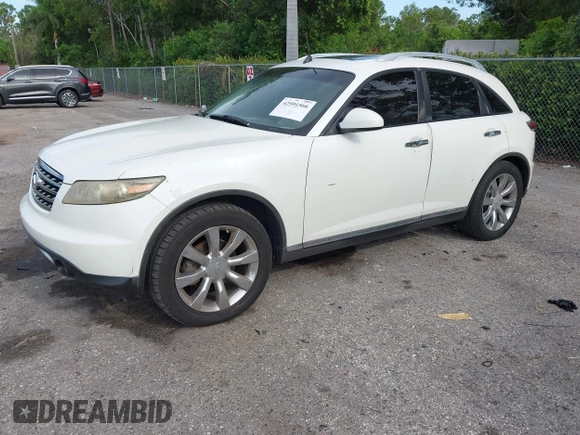 2006 Infiniti FX with VIN JNRAS08U76X104510, listed as a IAAI auction lot 42591566 with 149,637 mi miles and . Bid and sale history available at DreamBid. Image 17.