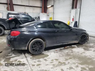 2015 BMW 4 Series 428i xDrive with VIN WBA3N9C59FK247683, listed as a Copart auction lot 41678035 with 81,850 mi miles and Salvage title. Bid and sale history available at DreamBid. Image 3.