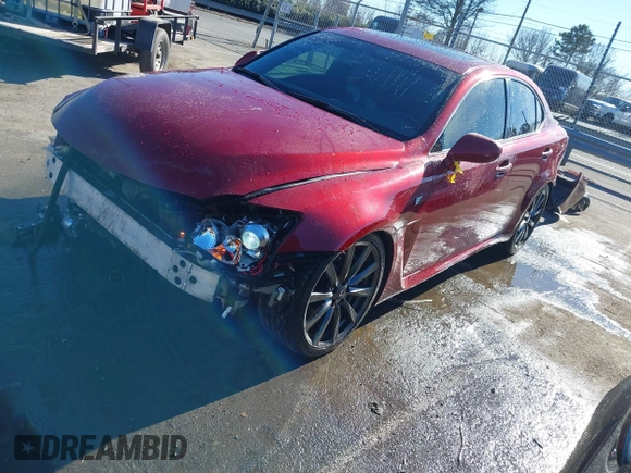 2008 Lexus IS F with VIN JTHBP262985003002, listed as a IAAI auction lot 41440798 with 56,011 mi miles. Bid and sale history available at carsss.com. Image 21.
