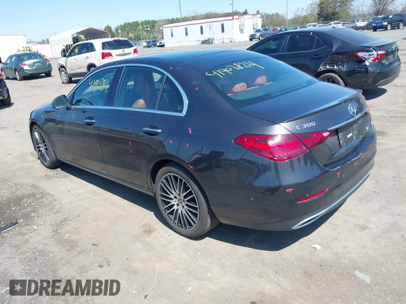 2023 Mercedes-Benz C 300 with VIN W1KAF4HB0PR070948, listed as a IAAI auction lot 41907824 with 44,815 mi miles and . Bid and sale history available at DreamBid. Image 3.