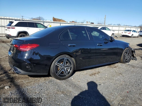 2022 Mercedes-Benz C 300 z VIN W1KAF4HBXNR048145, wystawiony jako Copart lot #49317815 z przebiegiem 54 809 mil mil oraz Szkoda całkowita • Salvage title. Historia ofert i sprzedaży dostępna na DreamBid. Obrazek 3.