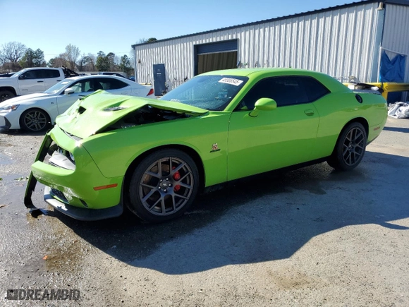 2019 Dodge Challenger R/T Scat Pack with VIN 2C3CDZFJ3KH642673, listed as a Copart auction lot 45508545 with 54,951 mi miles and Salvage Title. Bid and sale history available at carsss.com. Image 1.