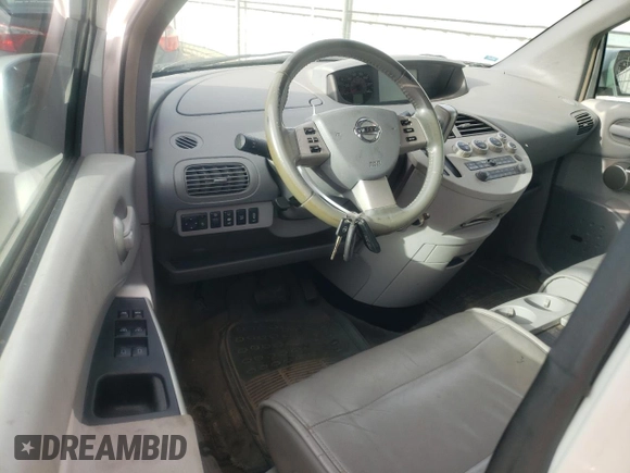 2006 Nissan Quest S Special Edition with VIN 5N1BV28UX6N126094, listed as a Copart auction lot 84934494 with 194,706 mi miles and Salvage Title. Bid and sale history available at carsss.com. Image 8.
