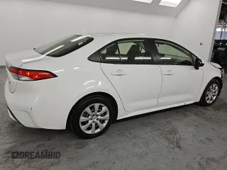 2020 Toyota Corolla LE with VIN JTDEPRAE7LJ025671, listed as a Copart auction lot 77439364 with 75,874 mi miles and Salvage Title. Bid and sale history available at carsss.com. Image 3.