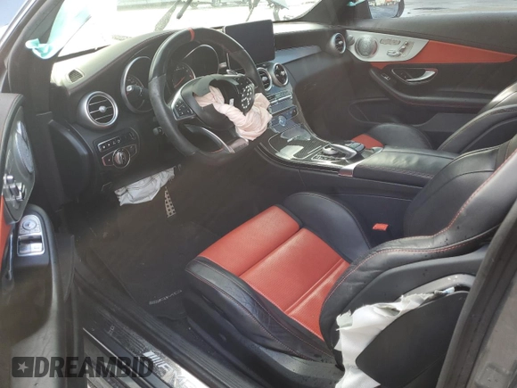 2017 Mercedes-Benz C 63 S AMG with VIN WDDWJ8HB0HF441282, listed as a Copart auction lot 86329554 with Not Provided miles and Salvage Title. Bid and sale history available at carsss.com. Image 8.