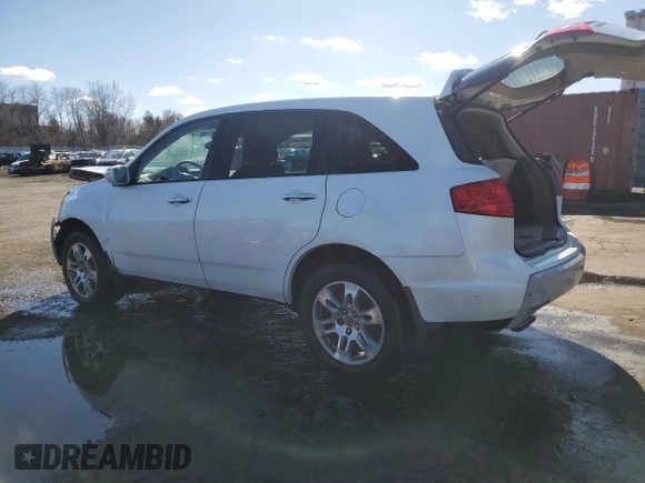 2008 Acura MDX with VIN 2HNYD28248H550604, listed as a Copart auction lot 49809955 with 244,213 mi miles and Salvage Title. Bid and sale history available at DreamBid. Image 2.