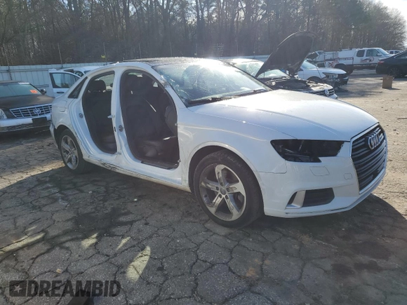 2017 Audi A3 Sedan Premium with VIN WAUAUHFFXH1060535, listed as a Copart auction lot 82941643 with 130,150 mi miles. Bid and sale history available at carsss.com. Image 4.