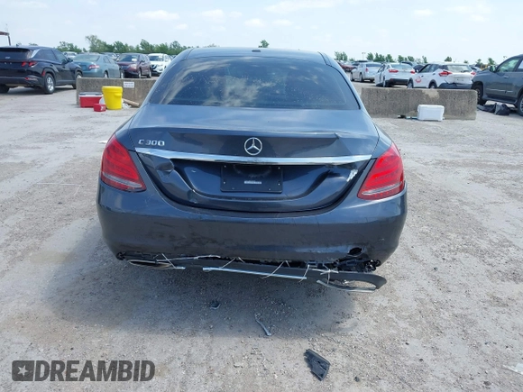 2015 Mercedes-Benz C-Class C 300 with VIN 55SWF4JB4FU056399, listed as a IAAI auction lot 41917600 with 74,398 mi miles. Bid and sale history available at carsss.com. Image 6.