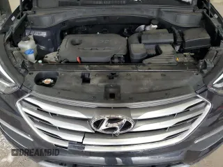 2018 Hyundai Santa Fe 2.4L with VIN 5XYZT3LB3JG571720, listed as a Copart auction lot 43942375 with 108,435 mi miles and Salvage title. Bid and sale history available at DreamBid. Image 12.