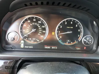 2015 BMW 5 Series 535i with VIN WBA5B1C50FD918875, listed as a Copart auction lot 43802075 with 106,283 mi miles and Salvage Title. Bid and sale history available at carsss.com. Image 9.