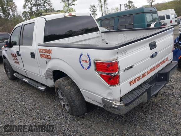 2012 Ford F-150 XL with VIN 1FTFW1EF9CFB86604, listed as a IAAI auction lot 41890486 with 150,102 mi miles and . Bid and sale history available at DreamBid. Image 3.