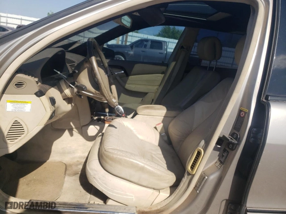 2006 Mercedes-Benz S-Class 5.0L with VIN WDBNG75J36A480287, listed as a Copart auction lot 53313745 with 0 mi miles and Clean Title. Bid and sale history available at carsss.com. Image 7.