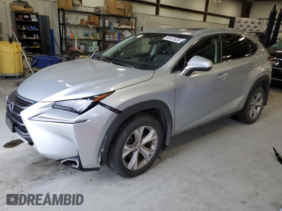 2017 Lexus NX 300h with VIN JTJBJRBZ0H2059875, listed as a Copart auction lot 88512635 with 105,468 mi miles and Salvage Title. Bid and sale history available at DreamBid. Image 1.