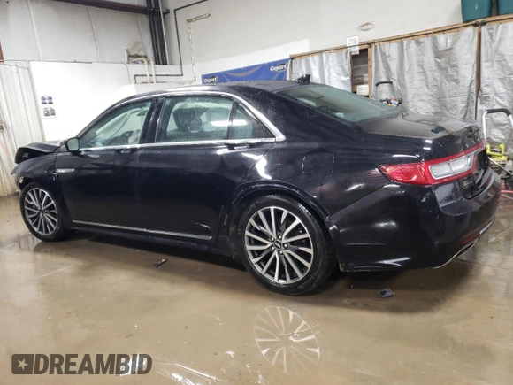 2020 Lincoln Continental Standard with VIN 1LN6L9PK1L5604673, listed as a Copart auction lot 86443424 with 43,158 mi miles and Salvage Title. Bid and sale history available at carsss.com. Image 2.