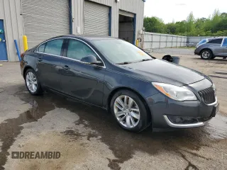 2014 Buick Regal with VIN 2G4GK5EX1E9215732, listed as a Copart auction lot 53346335 with 115,297 mi miles and Salvage title. Bid and sale history available at DreamBid. Image 4.