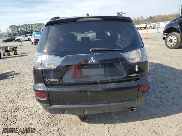 2010 Mitsubishi Outlander SE with VIN JA4AS3AW1AZ014063, listed as a Copart auction lot 79934964 with 140,404 mi miles and Salvage Title. Bid and sale history available at carsss.com. Image 6.