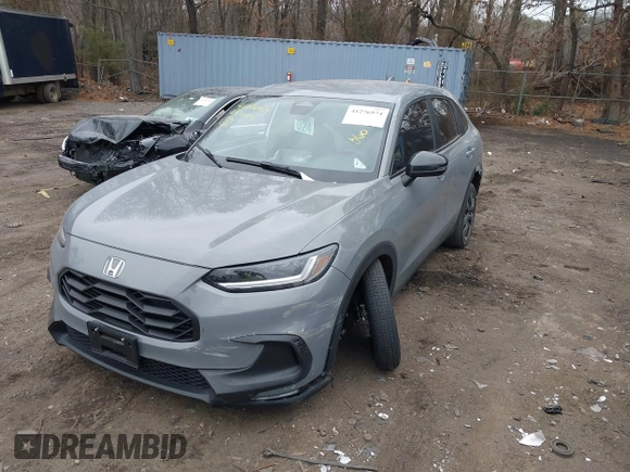 2024 Honda HR-V Sport with VIN 3CZRZ2H55RM754928, listed as a IAAI auction lot 41276974 with 41,237 mi miles and . Bid and sale history available at DreamBid. Image 2.