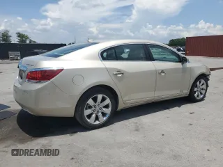 2013 Buick LaCrosse Premium 1 with VIN 1G4GF5E38DF238965, listed as a Copart auction lot 58130755 with 89,287 mi miles and Salvage title. Bid and sale history available at DreamBid. Image 3.