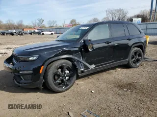 2025 Jeep Grand Cherokee Limited z VIN 1C4RJHBG6SC291683, wystawiony jako Copart lot #53647545 z przebiegiem 6 482 mil mil oraz Szkoda całkowita • Salvage title. Historia ofert i sprzedaży dostępna na DreamBid. Obrazek 1.