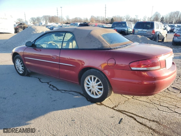 2002 Chrysler Sebring LXi with VIN 1C3EL55R42N302113, listed as a Copart auction lot 84102874 with 77,625 mi miles and Salvage Title. Bid and sale history available at carsss.com. Image 2.