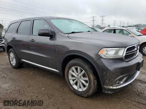 2014 Dodge Durango SXT with VIN 1C4RDJAG6EC550628, listed as a Copart auction lot 59740785 with 75,918 mi miles and Salvage title. Bid and sale history available at DreamBid. Image 4.
