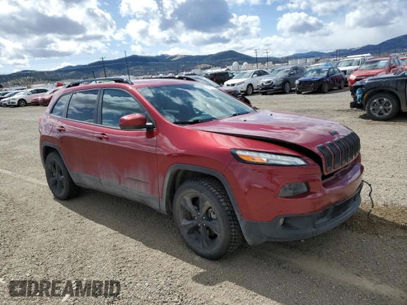 2016 Jeep Cherokee Limited with VIN 1C4PJMDS8GW354225, listed as a Copart auction lot 52213875 with 87,276 mi miles and Salvage title. Bid and sale history available at DreamBid. Image 4.