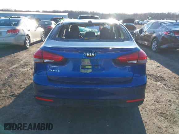 2017 Kia Forte LX with VIN 3KPFK4A76HE161141, listed as a IAAI auction lot 41856798 with 50,584 mi miles. Bid and sale history available at carsss.com. Image 16.
