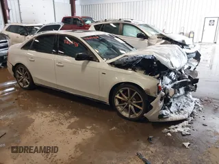 2016 Audi A4 Premium Plus with VIN WAUFFAFL2GA002902, listed as a IAAI auction lot 41606726 with 85,128 mi miles. Bid and sale history available at carsss.com. Image 1.