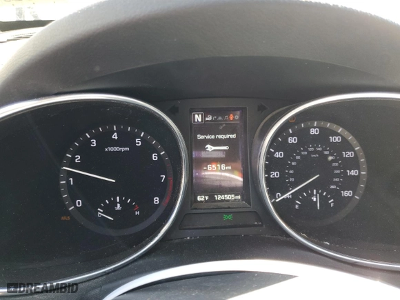 2017 Hyundai Santa Fe Limited Ultimate with VIN KM8SRDHF4HU242191, listed as a Copart auction lot 49065985 with 124,505 mi miles and Salvage Title. Bid and sale history available at carsss.com. Image 9.