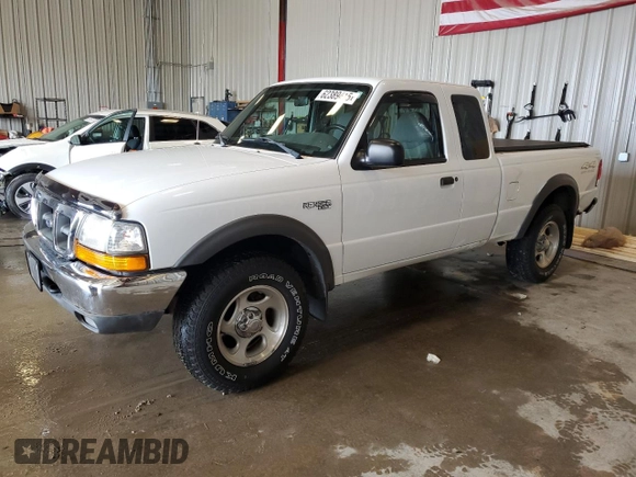 2000 Ford Ranger XLT with VIN 1FTZR15XXYPA82217, listed as a Copart auction lot 62389415 with 44,379 mi miles and Clean title. Bid and sale history available at DreamBid. Image 1.