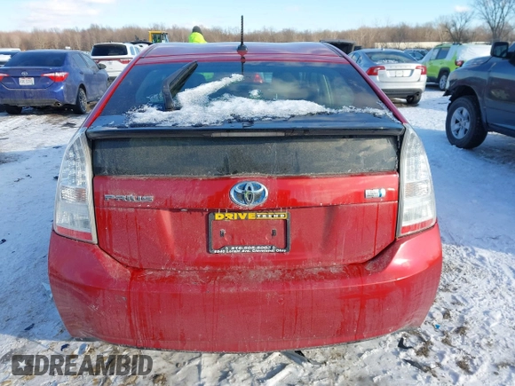 2010 Toyota Prius II with VIN JTDKN3DU6A1227200, listed as a IAAI auction lot 41292342 with 292,531 mi miles. Bid and sale history available at carsss.com. Image 16.