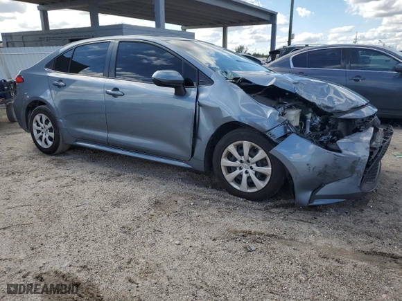 2022 Toyota Corolla LE with VIN JTDEPMAE0NJ215009, listed as a Copart auction lot 84828124 with 44,774 mi miles and Non Repairable. Bid and sale history available at carsss.com. Image 4.