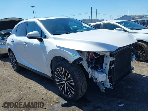 2023 Lexus RX with VIN 2T2BAMCA5PC011069, listed as a IAAI auction lot 42065653 with 24,148 mi miles. Bid and sale history available at carsss.com. Image 1.