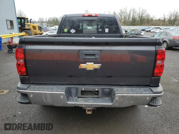 2015 Chevrolet Silverado 1500 LT with VIN 1GCVKREC8FZ396609, listed as a Copart auction lot 45650265 with 130,747 mi miles and Salvage Title. Bid and sale history available at carsss.com. Image 6.