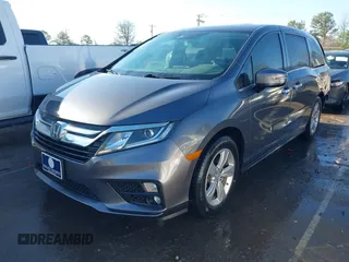 2019 Honda Odyssey EX-L with VIN 5FNRL6H70KB079516, listed as a IAAI auction lot 41857013 with 248,457 mi miles. Bid and sale history available at carsss.com. Image 18.
