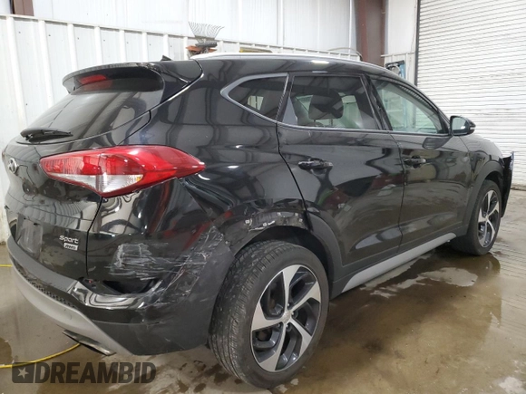 2018 Hyundai Tucson Sport z VIN KM8J3CAL6JU817677, wystawiony jako Copart lot #53757355 z przebiegiem 91 366 mil mil oraz Szkoda całkowita • Salvage title. Historia ofert i sprzedaży dostępna na DreamBid. Obrazek 3.