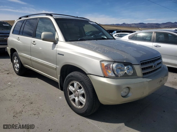 2003 Toyota Highlander with VIN JTEHF21A130099710, listed as a Copart auction lot 48384925 with 252,167 mi miles and Clean Title. Bid and sale history available at carsss.com. Image 4.
