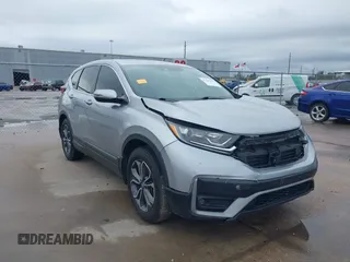 2022 Honda CR-V EX z VIN 5J6RW1H5XNA013233, wystawiony jako IAAI lot #41469429 z przebiegiem Nie podano mil oraz . Historia ofert i sprzedaży dostępna na DreamBid. Obrazek 1.