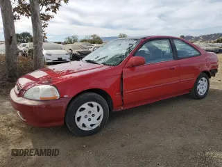 1997 Honda Civic HX with VIN 1HGEJ7224VL104640, listed as a Copart auction lot 75490724 with 242,441 mi miles and Clean Title. Bid and sale history available at carsss.com. Image 1.