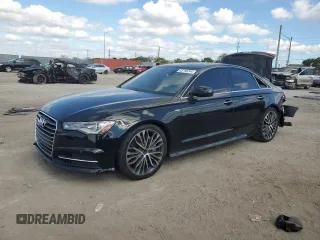 2016 Audi A6 2.0T Premium Plus with VIN WAUDFAFC0GN123248, listed as a Copart auction lot 85798244 with 75,713 mi miles and Salvage Title. Bid and sale history available at carsss.com. Image 1.