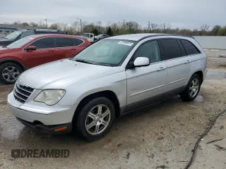 2007 Chrysler Pacifica Touring with VIN 2A8GM68X17R142423, listed as a Copart auction lot 51990075 with 206,186 mi miles and Salvage Title. Bid and sale history available at carsss.com. Image 1.