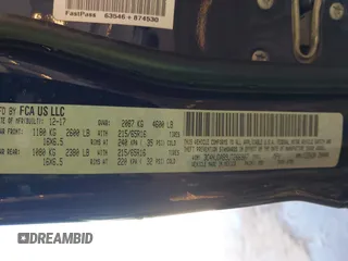 2018 Jeep Compass Sport с VIN 3C4NJDAB9JT266907, выставлен на аукционе IAAI как лот 41669562 с пробегом 102 831 миль миль и . История ставок и продаж доступна на DreamBid. Изображение 9.