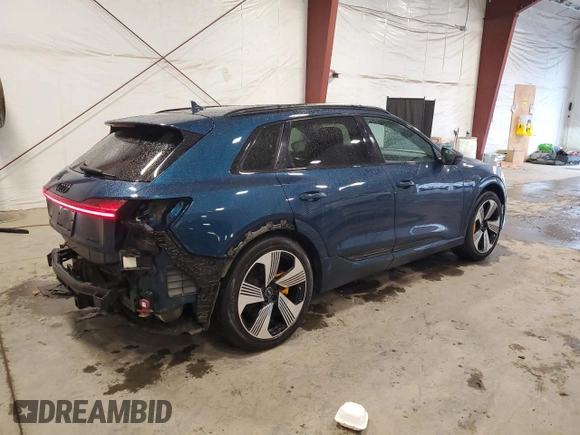2022 Audi e-tron Premium Plus с VIN WA1LAAGE4NB006634, выставлен на аукционе Copart как лот 84389824 с пробегом 48 516 миль миль и Списание • Salvage title. История ставок и продаж доступна на DreamBid. Изображение 3.