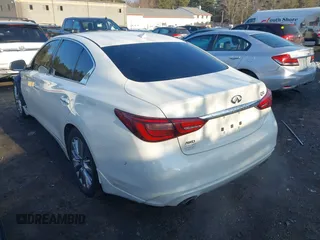 2018 Infiniti Q50 2.0t LUXE with VIN JN1CV7ARXJM280110, listed as a IAAI auction lot 41722863 with 88,878 mi miles. Bid and sale history available at carsss.com. Image 15.