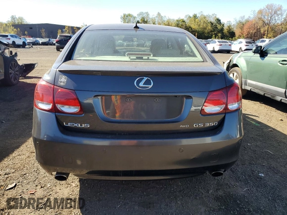2008 Lexus GS 350 with VIN JTHCE96S780021630, listed as a Copart auction lot 75449024 with 210,978 mi miles and Salvage Title. Bid and sale history available at carsss.com. Image 6.