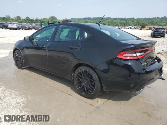 2016 Dodge Dart GT with VIN 1C3CDFEB8GD625302, listed as a Copart auction lot 60323575 with 153,974 mi miles and Salvage title. Bid and sale history available at DreamBid. Image 2.
